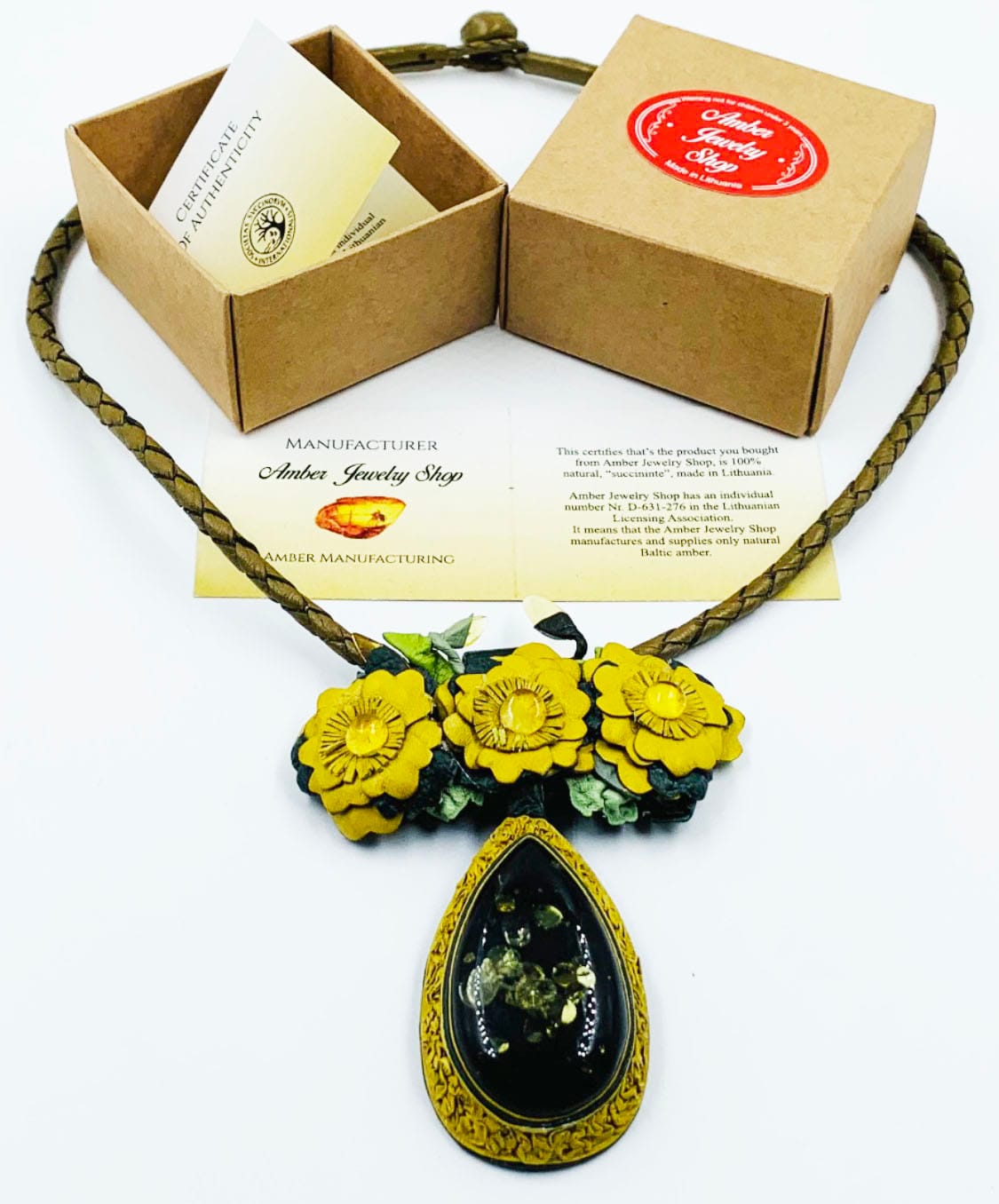 Antique Baltic Amber Gemstone Pendant Vintage Jewelry Luxury Rare Amber pendant