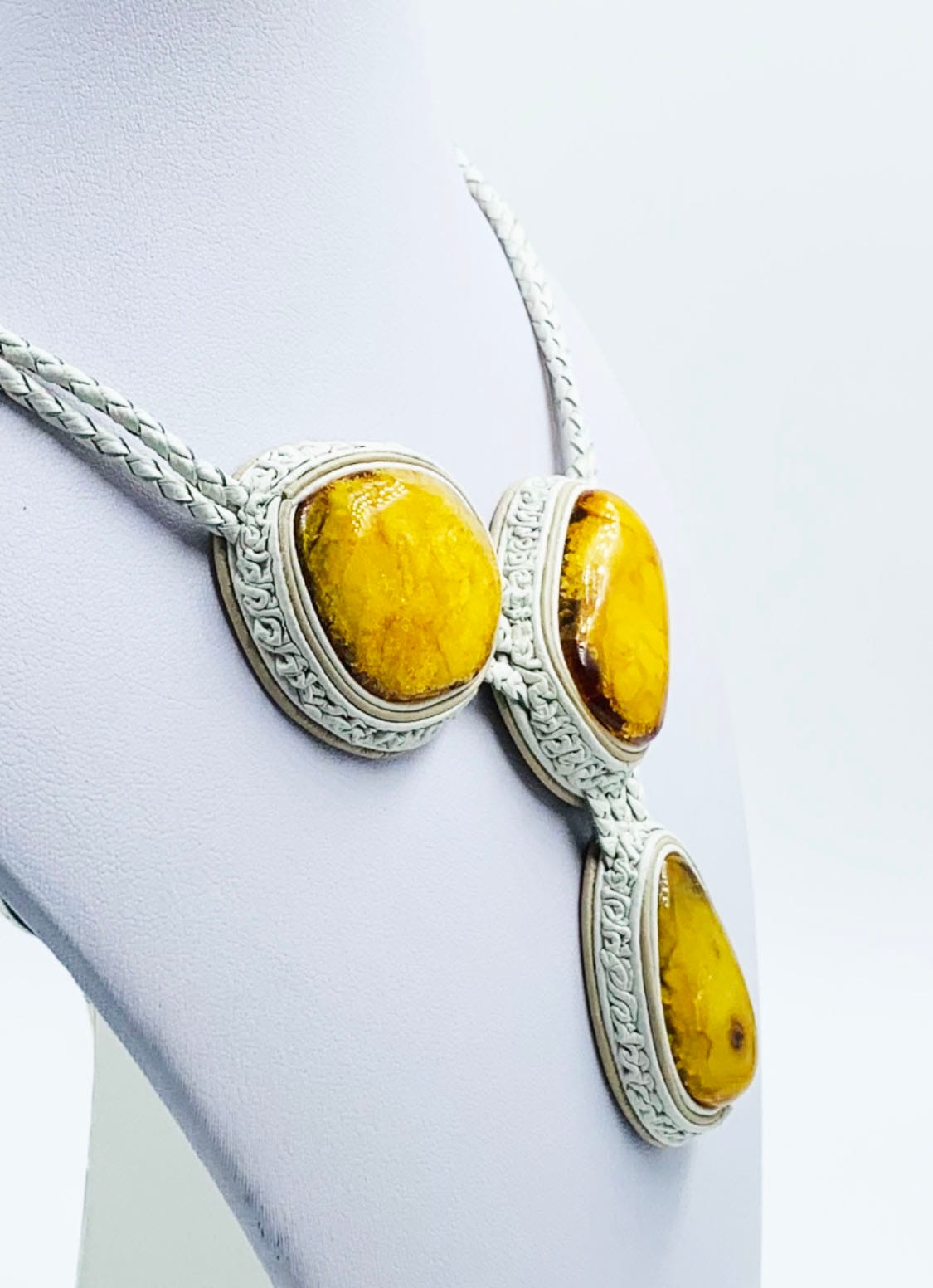 Collier Amber Necklace Genuine Old Baltic Amber Necklace for women Butterscotch