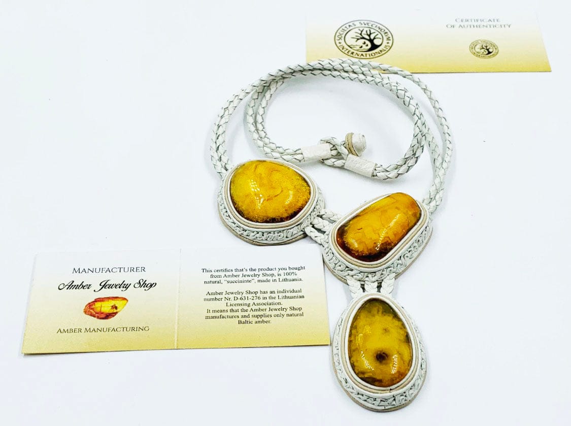 Collier Amber Necklace Genuine Old Baltic Amber Necklace for women Butterscotch
