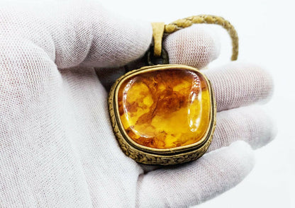 Amber Pendant Necklace - Baltic Amber Necklace For Women