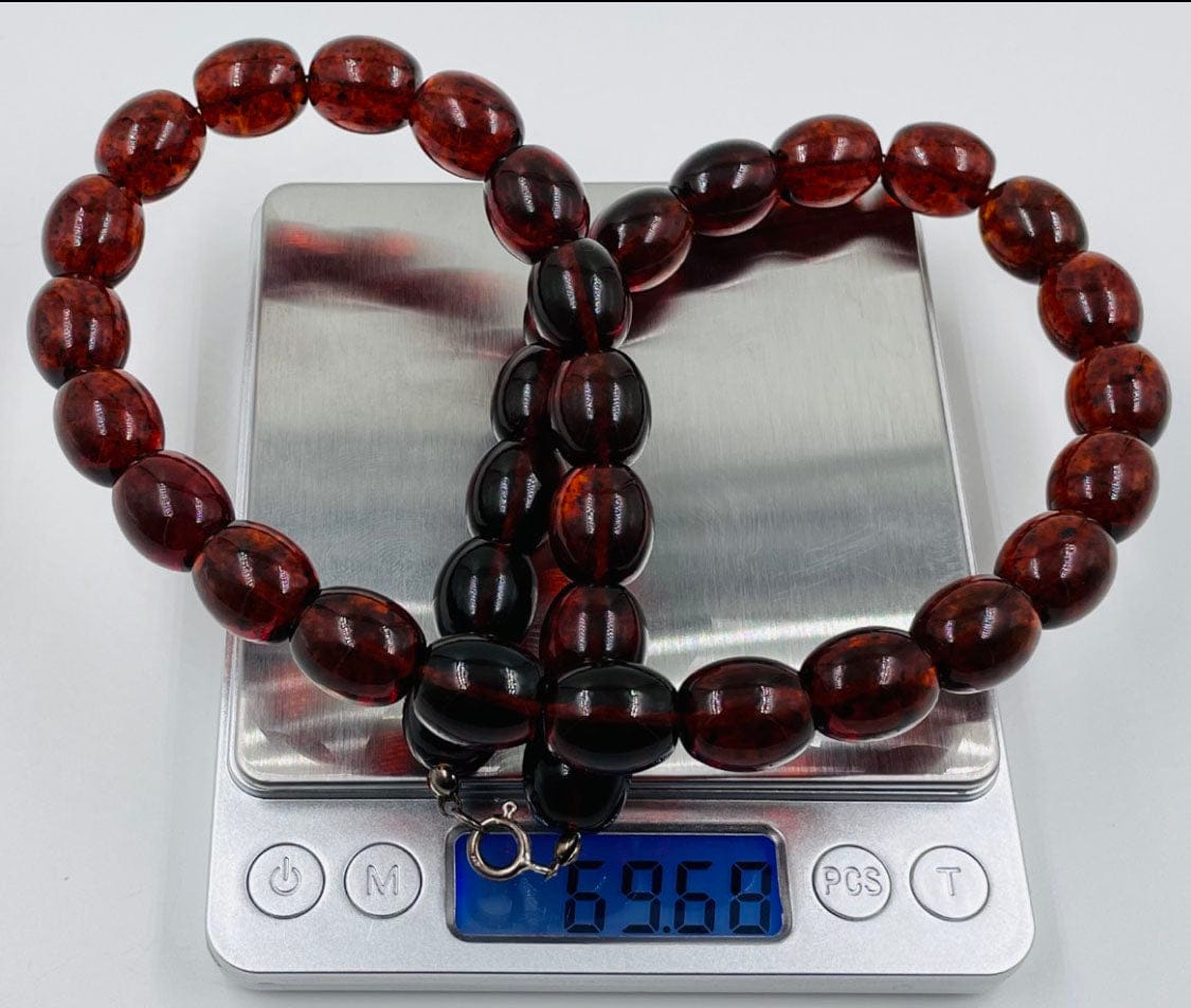 Natural Baltic Amber Necklace - Amber Jewelry pressed