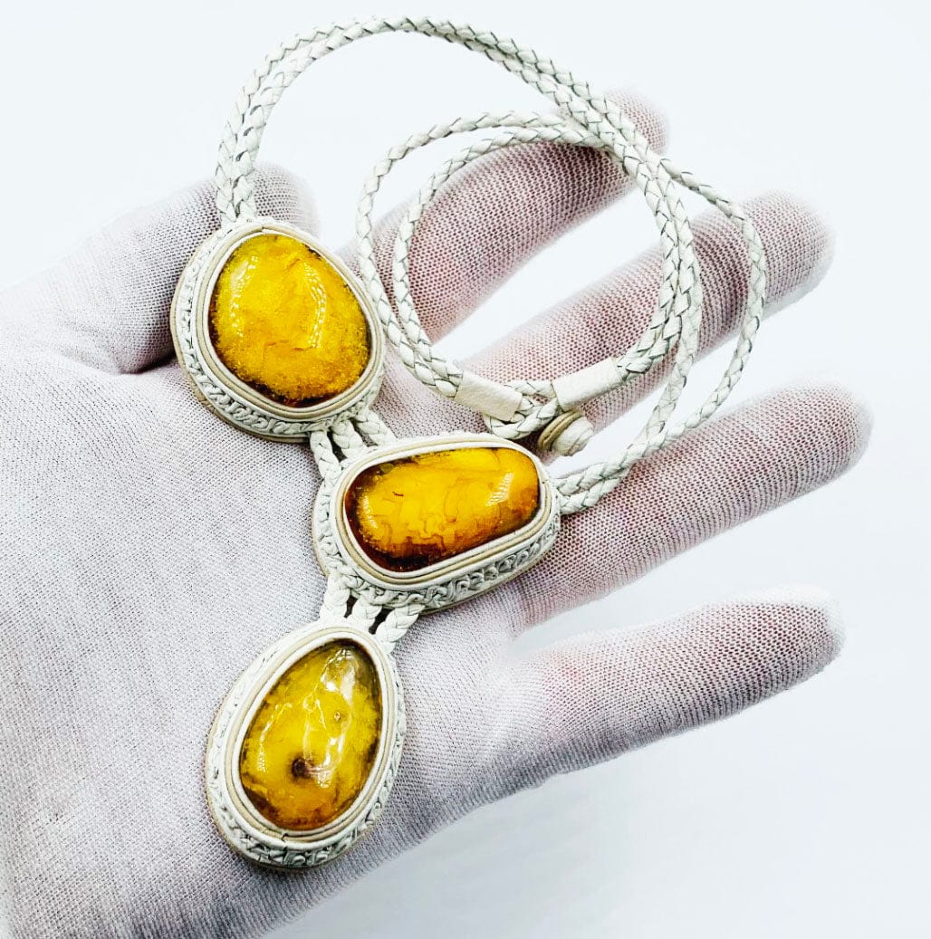 Collier Amber Necklace Genuine Old Baltic Amber Necklace for women Butterscotch