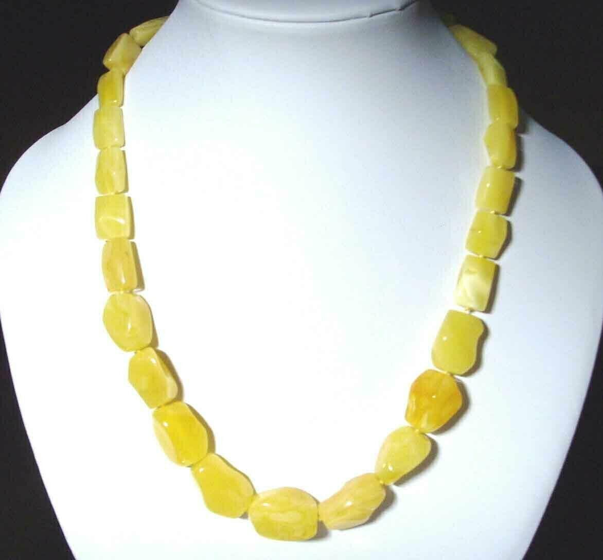 Luxury Baltic Amber Necklace For Women | Large Amber Bead Necklace | Fancy Women Necklace | Massive Necklace | Bernsteinkette Für Frau 43gr.