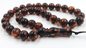 Genuine amber Muslim prayer beads, amber Islamic rosary 21gr. pressed amber
