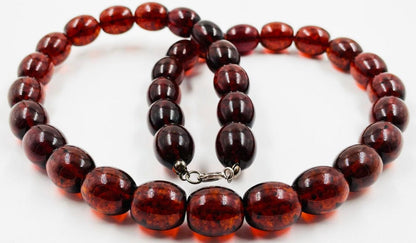 Natural Baltic Amber Necklace - Amber Jewelry pressed