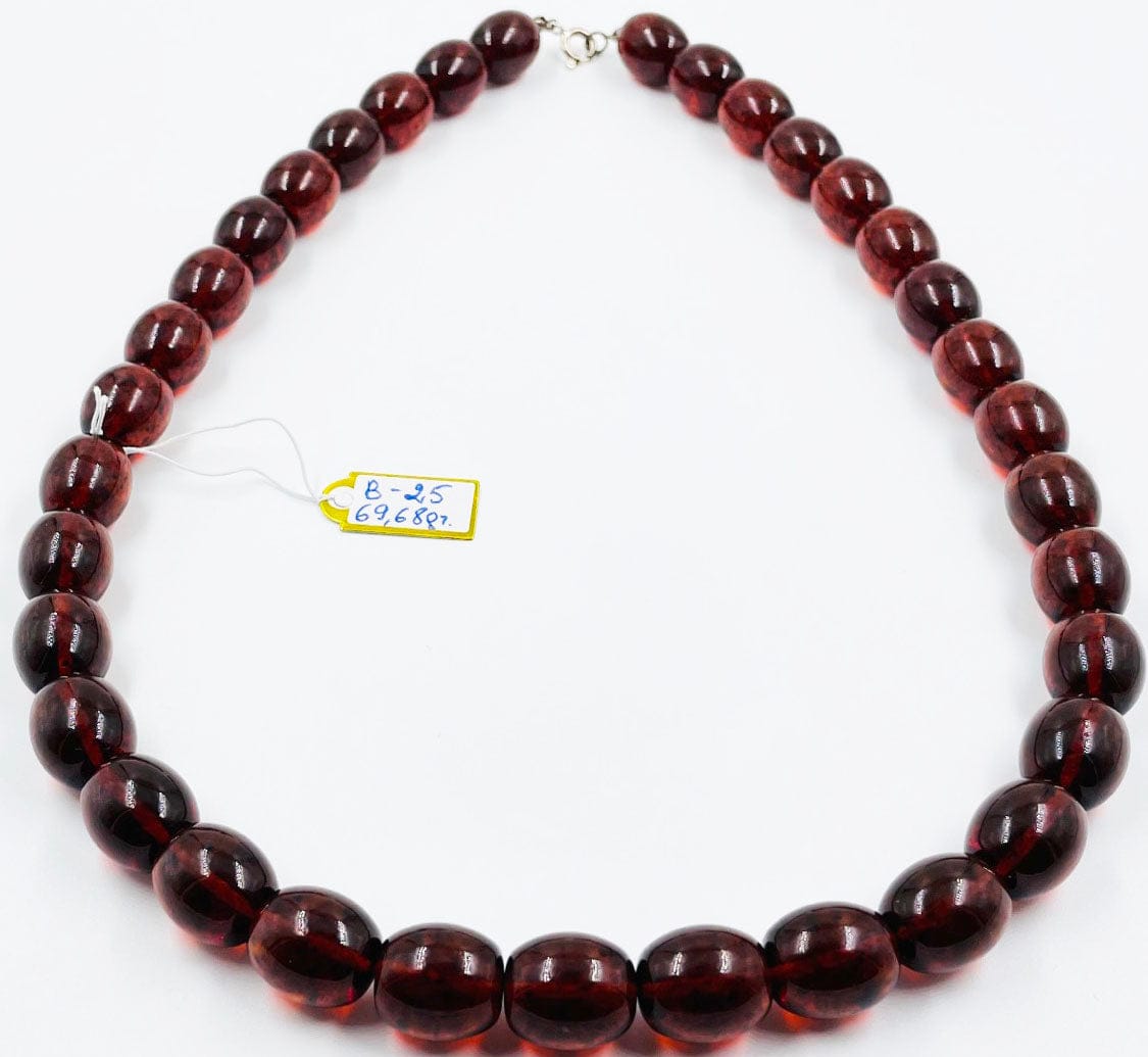 Natural Baltic Amber Necklace - Amber Jewelry pressed