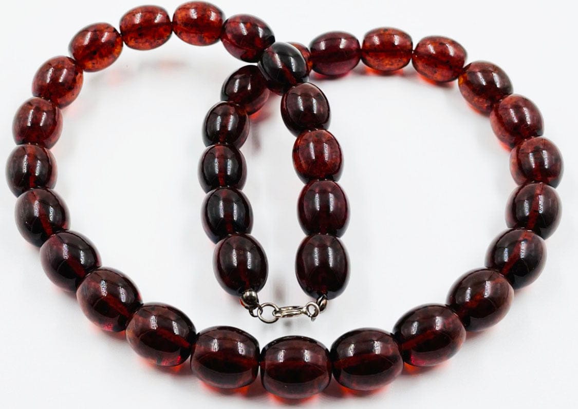Natural Baltic Amber Necklace - Amber Jewelry pressed